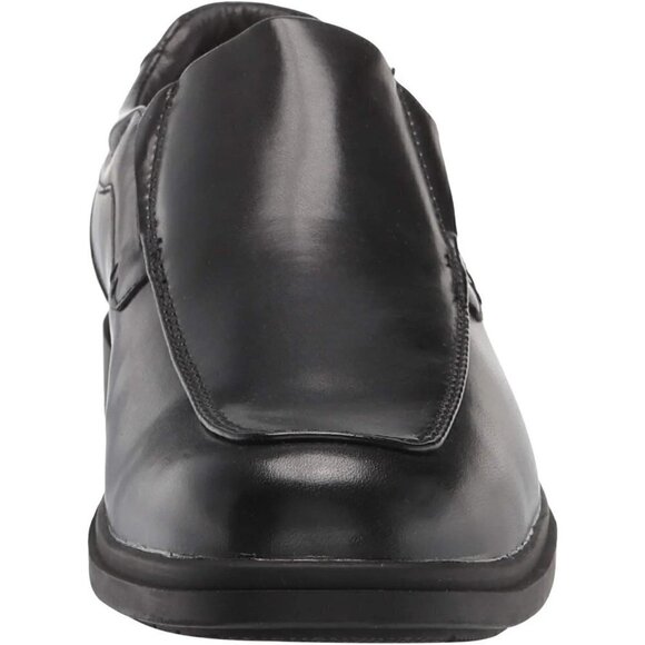 NWT Boys Child Sz 12 Loafers Dress Shoes Slide On Black Unisex Amazon Essentials - Picture 2 of 7